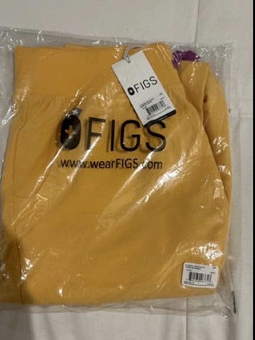 Figs Scrub Pants, Dandelion, HW M/Petite